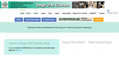 Desktop Screenshot of dogs2ndchance.org